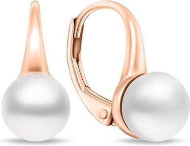 Produktbild Brilio Silver - Bronze pearl earrings EA938R