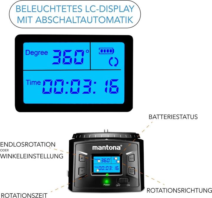 Image du produit mantona Turnaround 360 Advanced 3 (Tête panoramique)