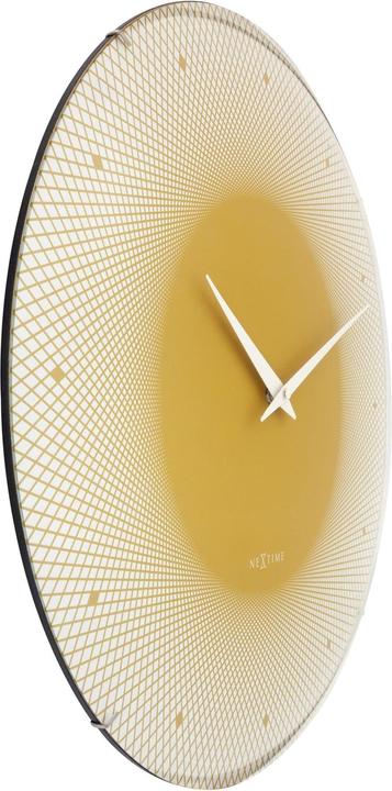 Image du produit Nextime Horloge murale Jaune foncé (50 cm)
