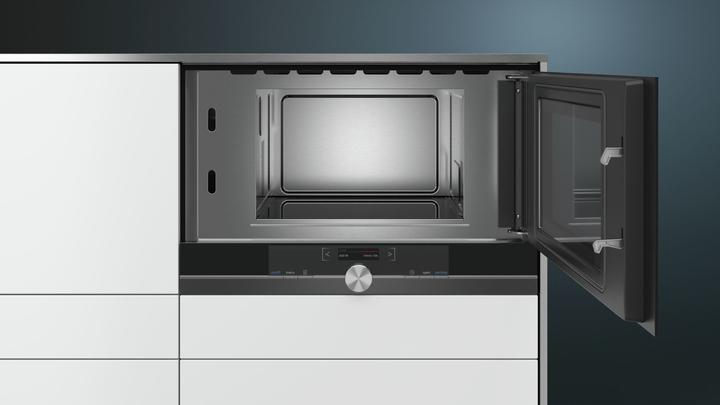 Produktbild Siemens BF834RGB1 iQ700 Einbau-Mikrowelle Schwarz Edelstahl