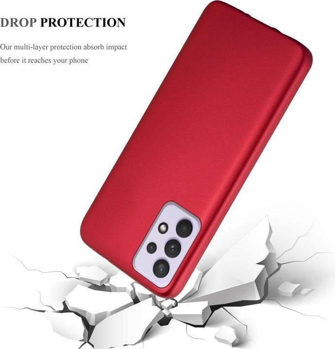 Actual product image Cadorabo TPU Matt Metallic Sleeve (Samsung Galaxy A33 5G)