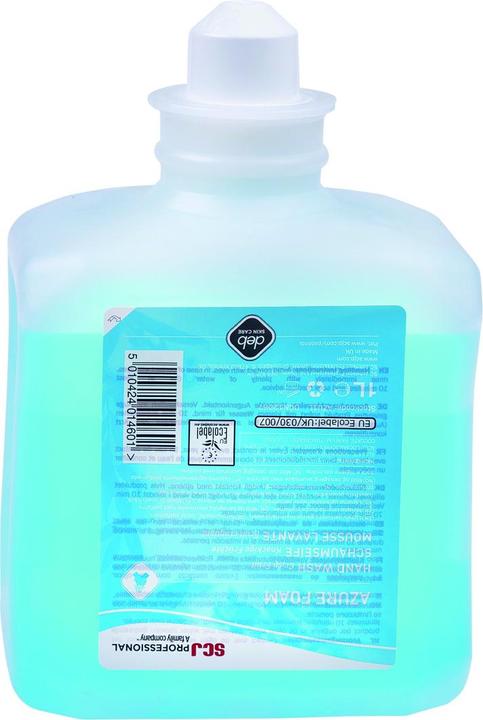 Produktbild deb Schaumseife Nachfüllung Schaum Frisches Obst Blau (Handseife Nachfüllpackung, 1000 ml)
