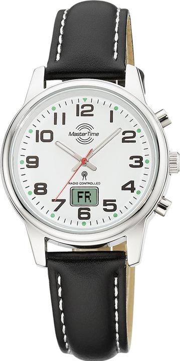 Master Time MTLA-10817-12L Funkuhr Damenuhr 34mm 3ATM (Digitaluhr, Analoguhr, Funkuhr, 34 mm)