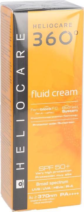 Produktbild Heliocare 360° Fluid Cream (Sonnencreme Gesicht, SPF 50, 50 ml)