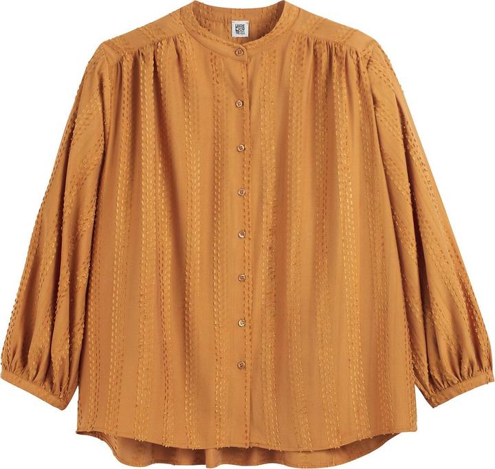 Produktbild La Redoute Collections Bluse mit Stehkragen und Ballonärmeln Signature SUSAN (XS)