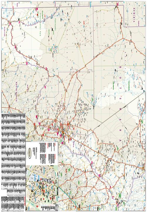 Produktbild Landkarte Botswana 1 : 1.000.000 1000000