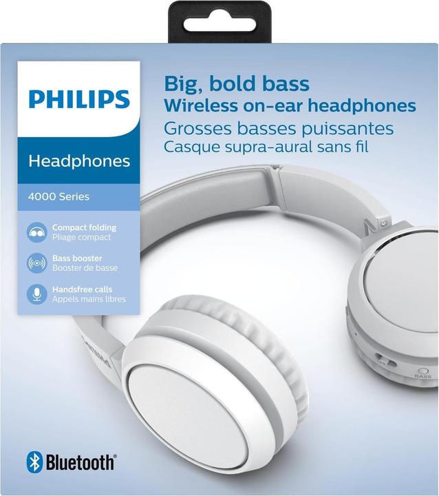 Actual product image Philips TAH4205WT/00 (ANC, 29 h, Wireless)