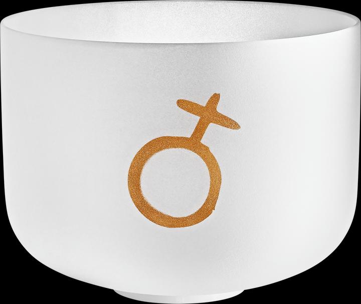 Actual product image Meinl 12" Planet Crystal Singing Bowl Platonic Year (Percussion)