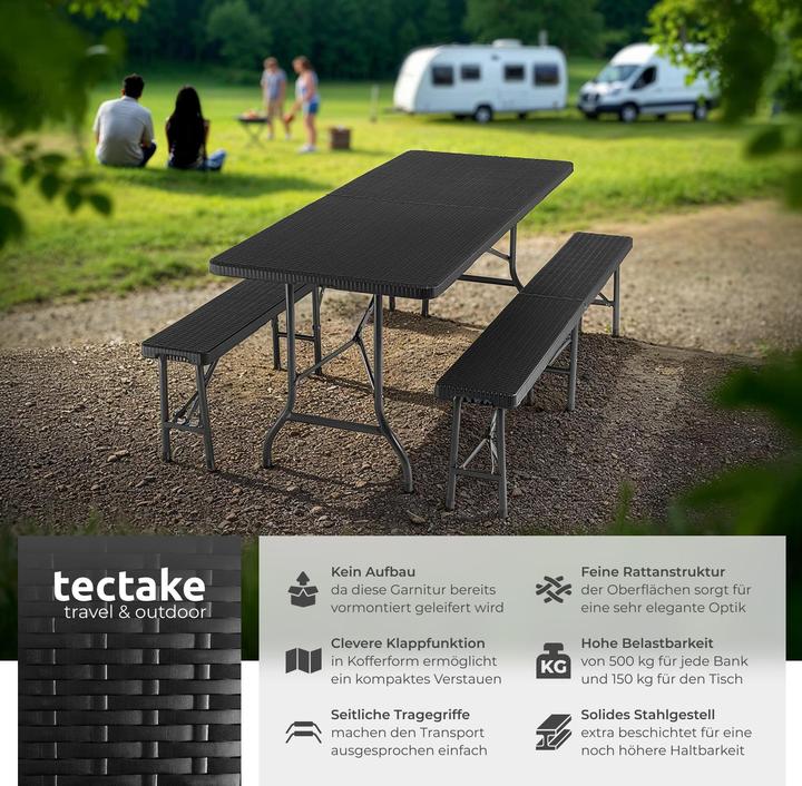 Image du produit tectake Ensemble de table de camping