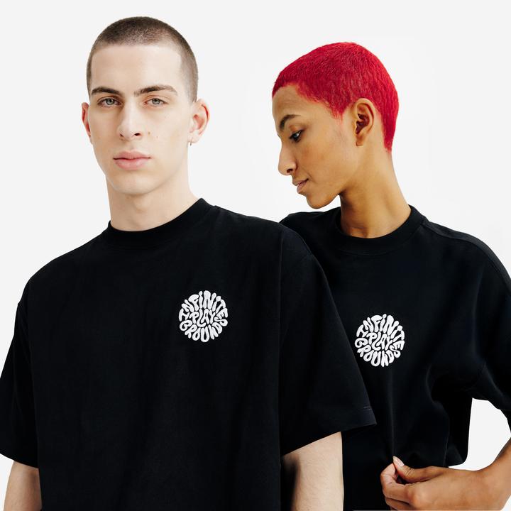 Actual product image Decathlon T-Shirt unisex grafisch - Relax schwarz (XL)