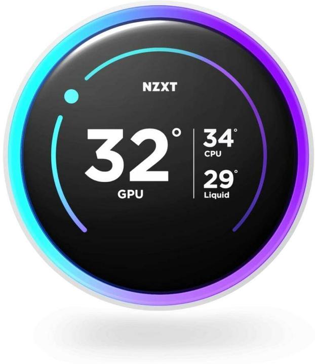 Actual product image NZXT KRAKEN Elite V2 280 RGB Wak Display White RL-KR28E-W2