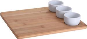 Actual product image Excellent Houseware Sushi set bamboo porcelain 4-piece