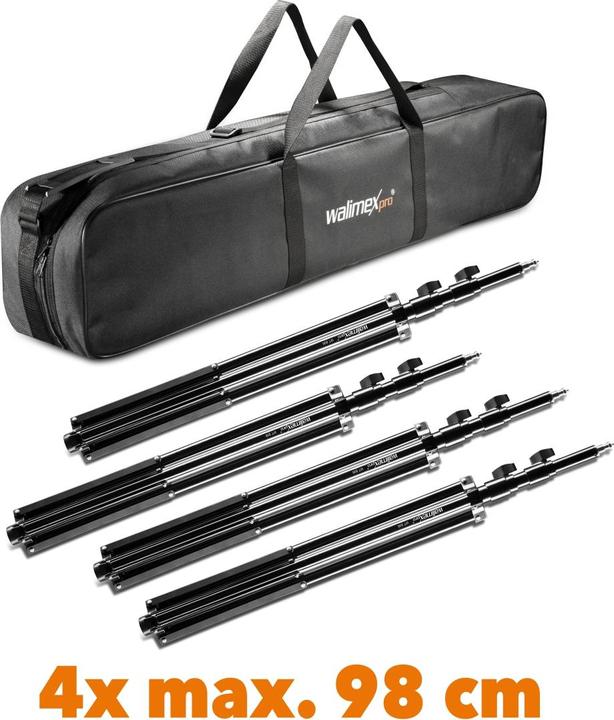 Immagine prodotto Walimex Borsa per treppiedi 95cm per 2 treppiedi (Borsa a tracolla per fotocamera, 0.95 l)