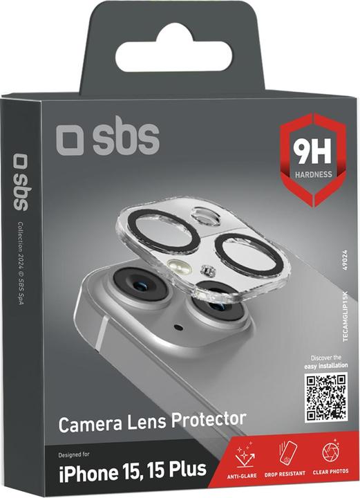 Actual product image SBS Glass SP Camera Lens iPhone 15/15 Plus (1 Piece, Apple iPhone 15 Plus, Apple iPhone 15)
