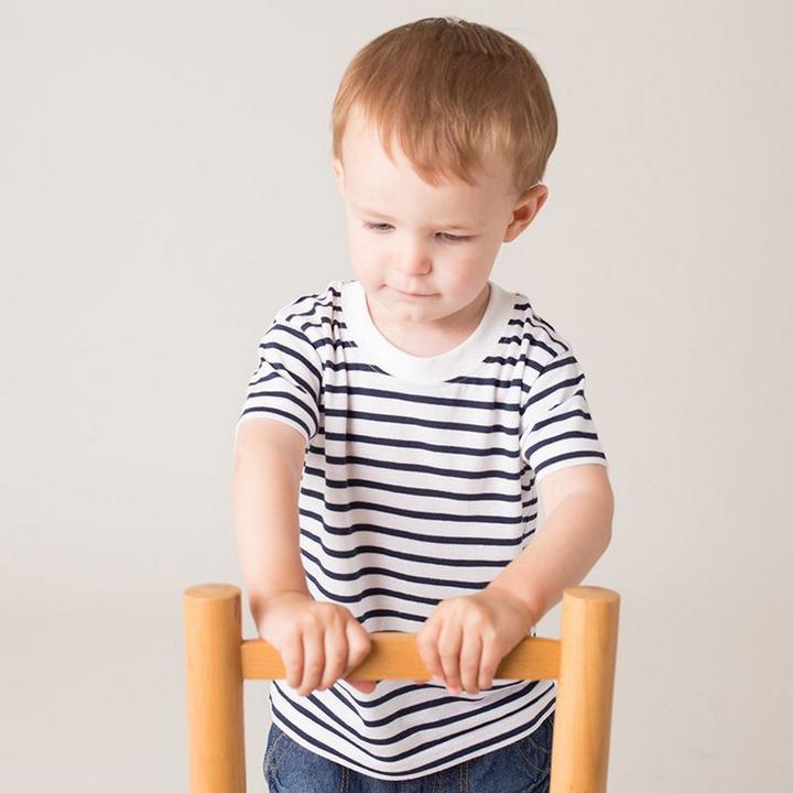 Immagine prodotto Larkwood Maglietta a maniche corte a righe per bambini (104)