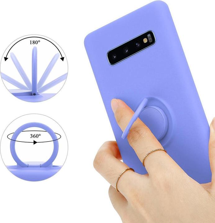 Produktbild Cadorabo TPU Liquid Ring Silicone Case Hülle (Samsung Galaxy S10+)