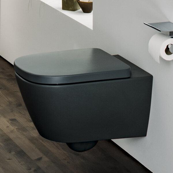 Actual product image Laufen Meda WC seat, with lid, removable, with soft-close mechanism, 365x447x54mm