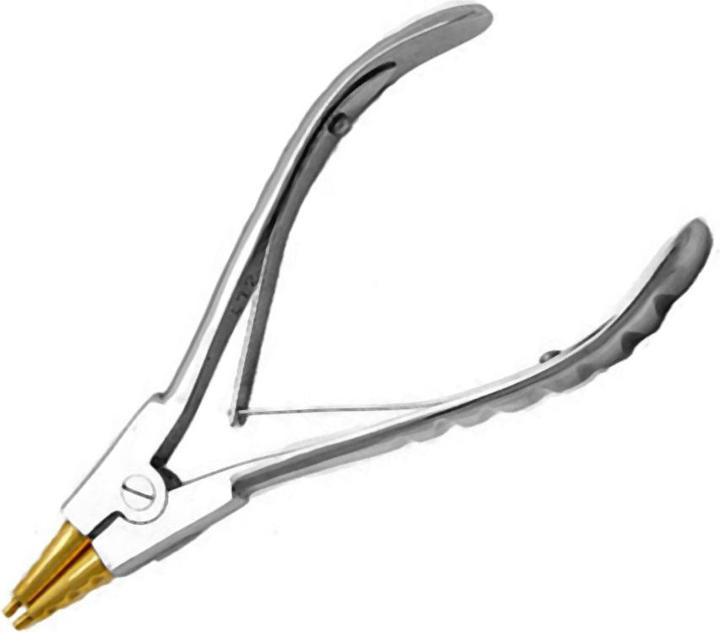 Produktbild Star Piercing Mittlere Ring Öffnungszange (Nr. 6) mit Messingspitze (Chirurgenstahl 316L, Messing)