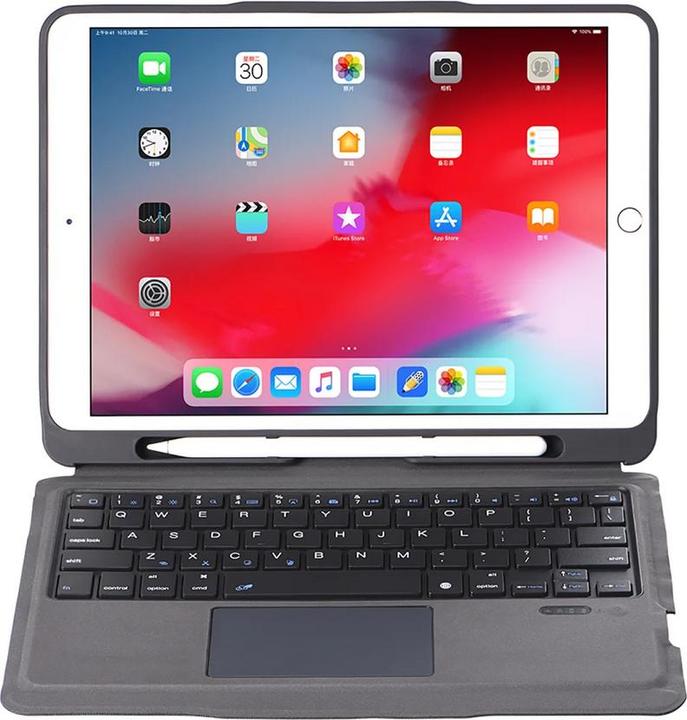 Image du produit 4smarts Clavier Case solide QWERTY Trackpad pour Apple iPad 10.2 19/20 (DE, iPad)