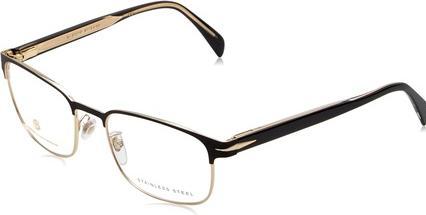 Actual product image David Beckham Unisex Sunglasses 54 I46/19 Mt Black Gold