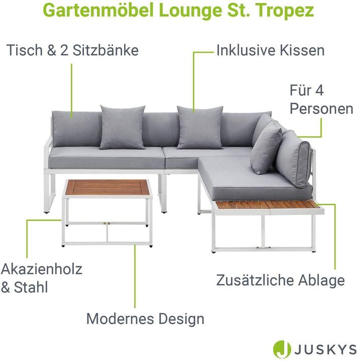 Produktbild Juskys Gartenlounge St. Tropez