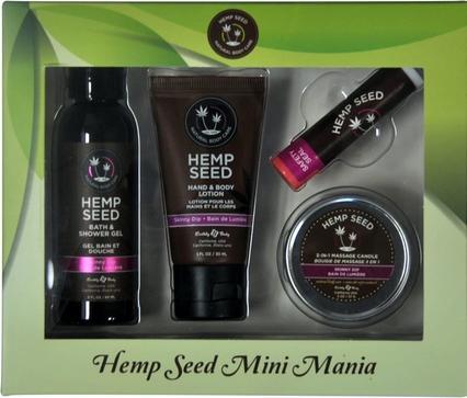Produktbild Earthly Body Hemp Seed Mini Mania Travelset - Skinny Dip (Körperpflegeset)