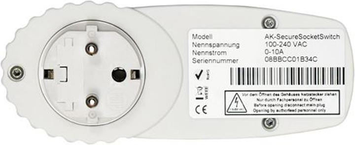 Produktbild AK-SecureSocketSwitch Schaltbare IP Steckdose