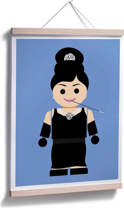 Produktbild Trenddeko Audrey Hepburn Spielzeug (60 x 80 cm)
