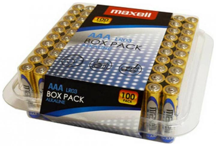 Actual product image Maxell LR03 (100 pcs., AAA)