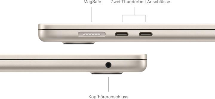 Produktbild Apple MacBook Air – 2024 (15", M3, 8 GB, 1000 GB, DE)
