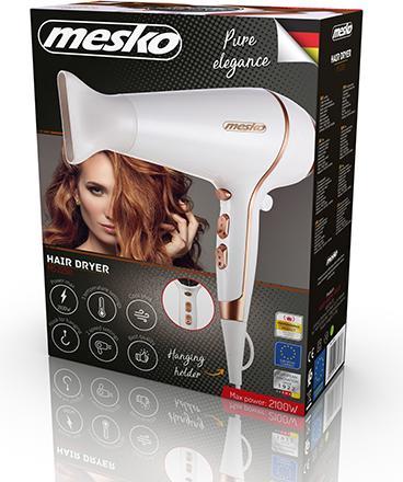 Image du produit Mesko Séchoir pour cheveux Adler MS 2250 (2100W, blanc)