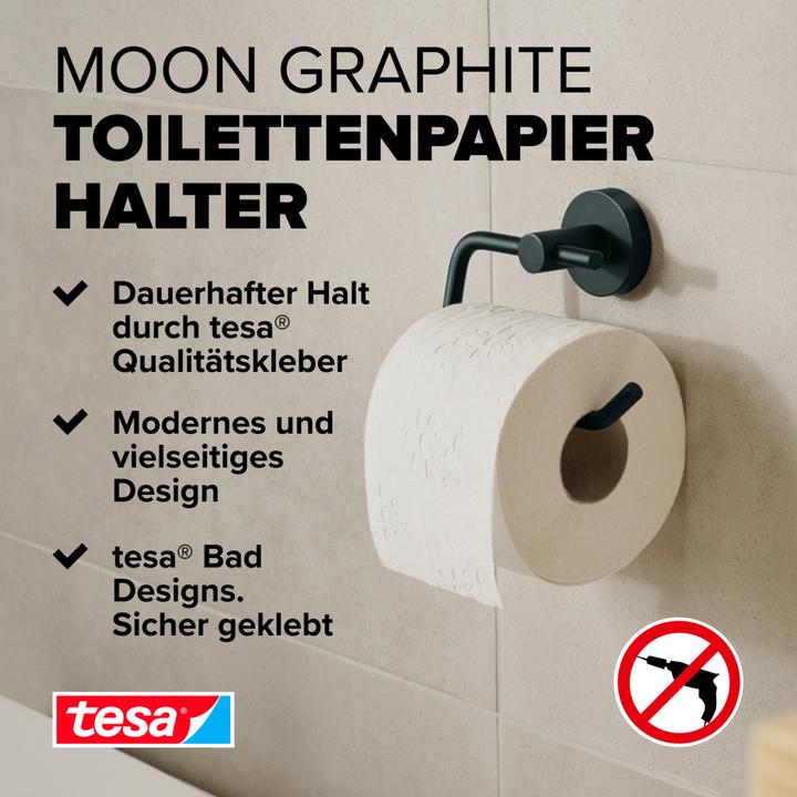 Image du produit tesa ® MOON Distributeur de papier toilette en graphite