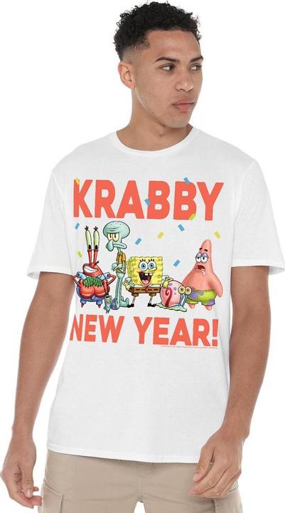 Produktbild Spongebob Squarepants Krabby New Year TShirt (4XL)