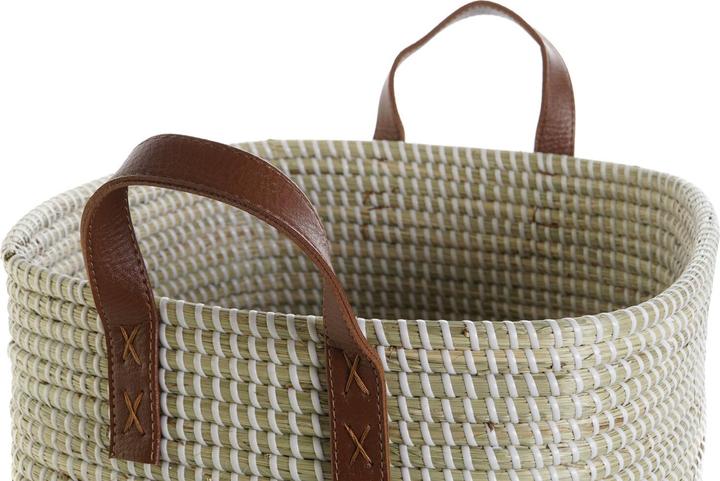 Immagine prodotto DKD Home Decor Basket set Natural Light brown Polyurethane Seagrass 38 x 38 x 35 cm (38 x 38 x 35 cm)