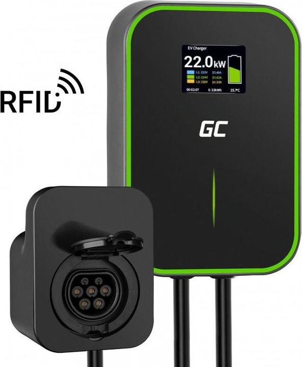 Produktbild GreenCell EV15RFID (Typ 2, 22 kW, 32 A, Typ 2)