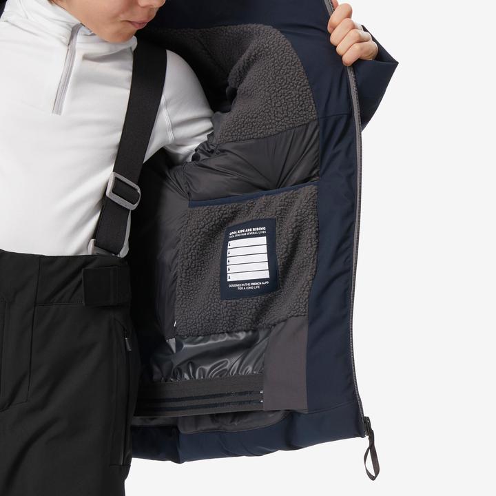 Produktbild Wedze Skijacke Kinder wattiert warm und wasserdicht - 500 blau (152)
