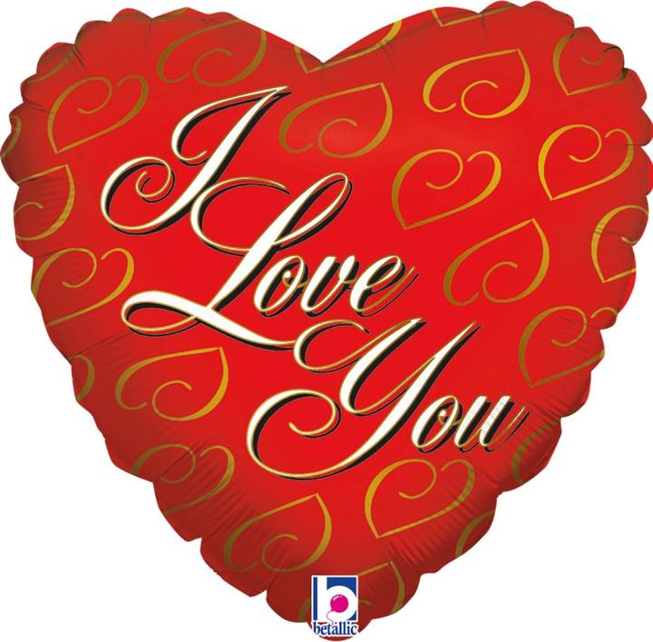 Immagine prodotto Grabo Balloons Cuore di palloncino Alu - Ti amo (46 cm)