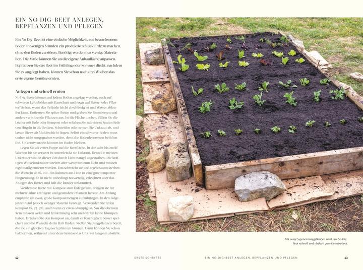 Actual product image No Dig - Gärtnern ohne Umgraben (German, Jutta Langheineken, Charles Dowding, DK Publishing House, 2023)