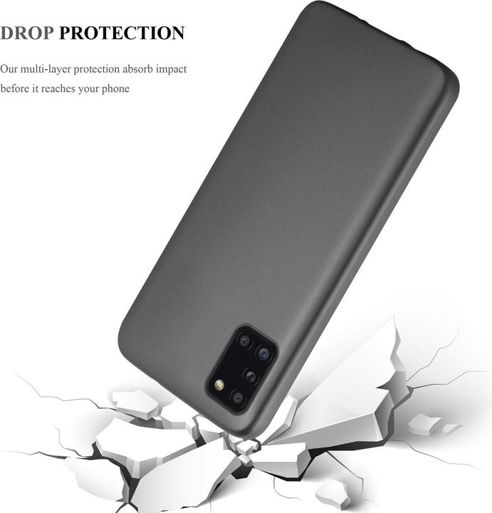 Actual product image Cadorabo TPU Matt Metallic Cover (Samsung Galaxy A31)