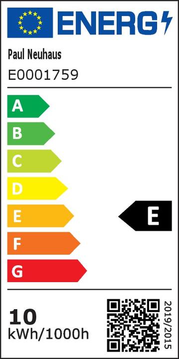 Energy Label Paul Neuhaus Yuki (2840 lm)