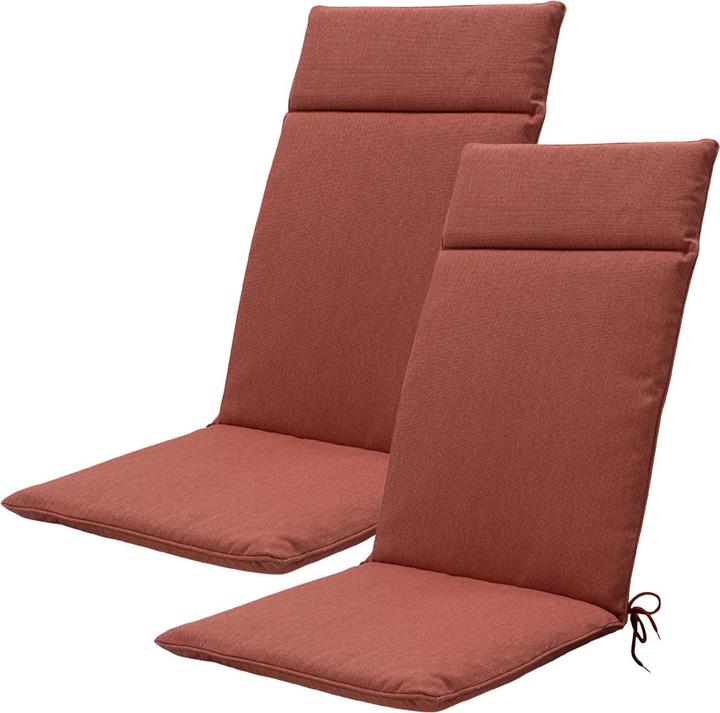 Produktbild Natura Punto Gartenstuhl Hochlehner-Auflage by Madison, 2er Set (120 x 50 cm)