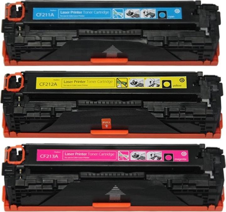 Image du produit Hermex Compatible HP LaserJet Pro 200 color MFP M276n Cartouches de toner couleur (M, Y, C)