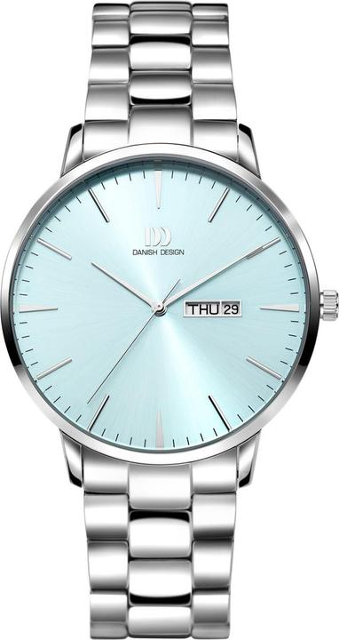 Actual product image Danish Design TidlÃ¸s Akilia Day/Date Husky Blue Link IQ99Q1267 (Analogue wristwatch)