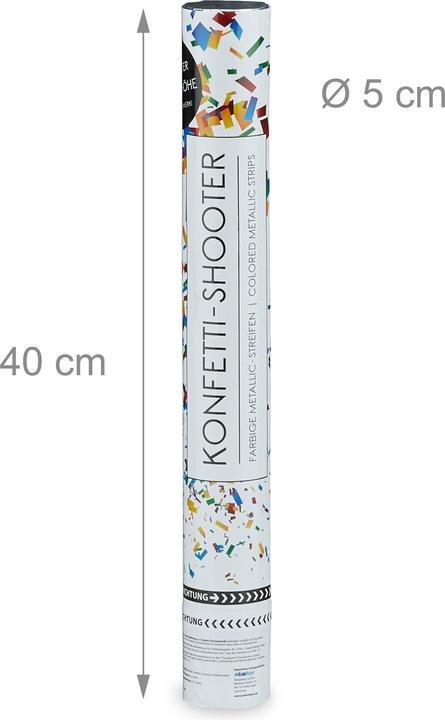 Actual product image Relaxdays Party popper
