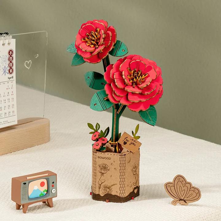 Image du produit Robotime Kit de maquettes 'BOUQUET DE FLEURS'.