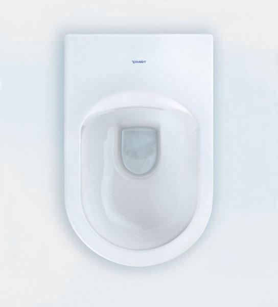Immagine prodotto Duravit WC sospeso ME by Starck a basso profilo con bordo a spruzzo aperto Risparmio idrico bianco