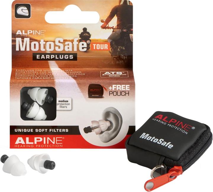 Immagine prodotto Alpine MotoSafe Tour, tappi per le orecchie (2 x)