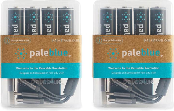 Actual product image Pale Blue AA USB-C (4 pcs., AA, 1700 mAh)