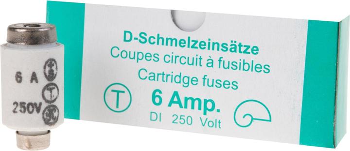 Immagine prodotto Schönenberger Dt I (Fusibile con diaframma, 6 A, Pigro)