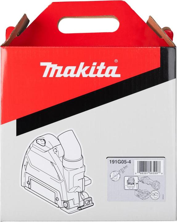 Produktbild Makita Absaughaube 125mm Beton